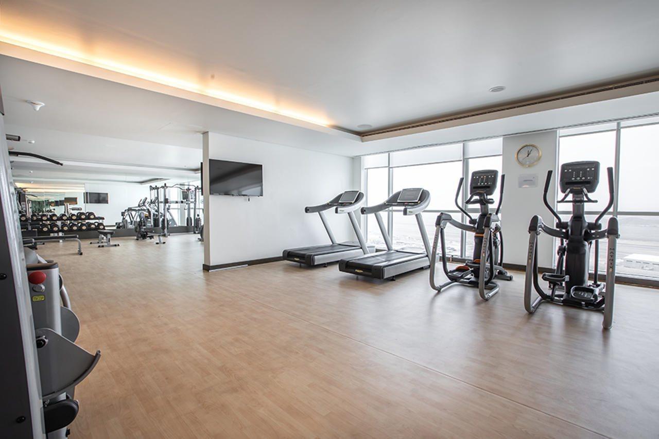 Royal M Al Aqah Beach Resort By Gewan 외부 사진 The gym at the hotel