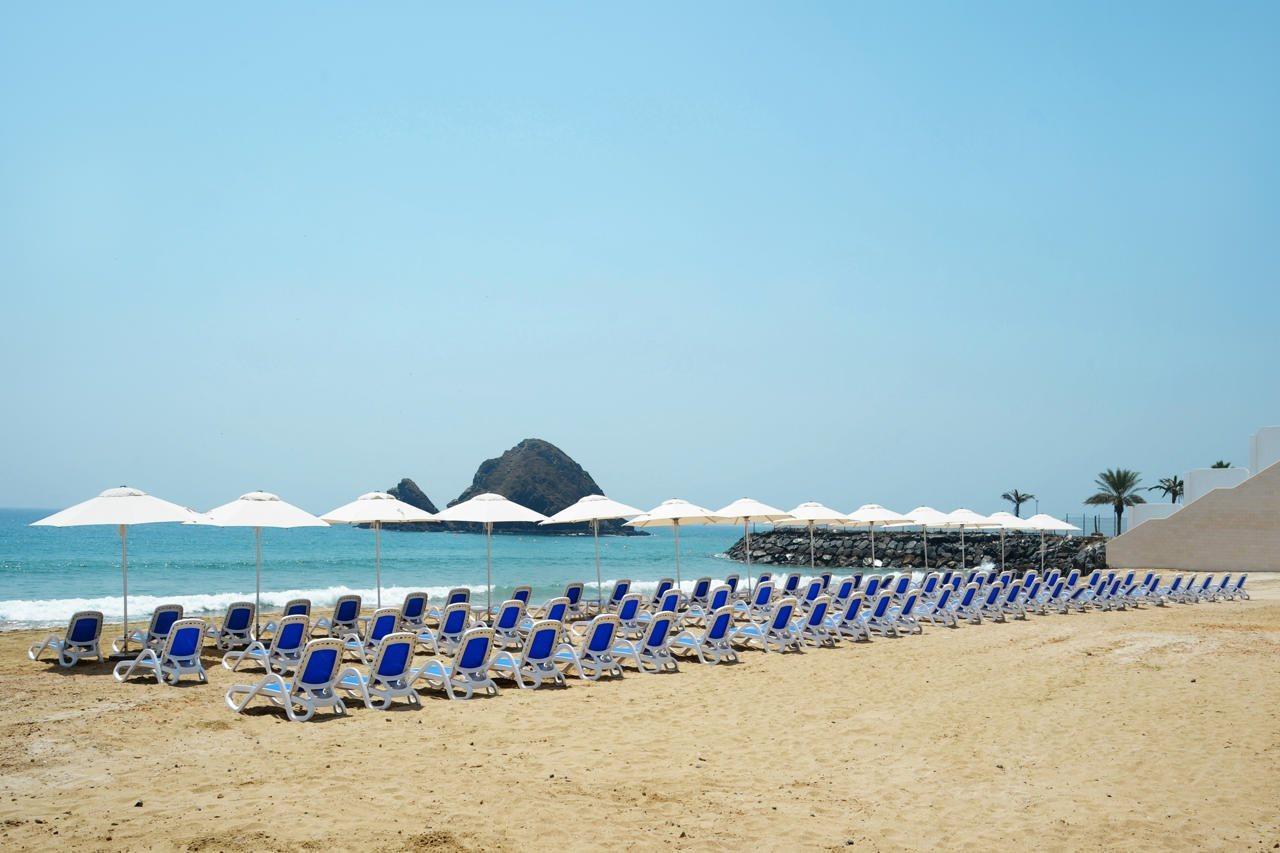 Royal M Al Aqah Beach Resort By Gewan 외부 사진 The beach at the Grand Hotel